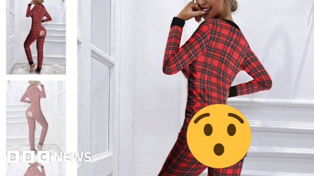 Viral Butt Less Pyjamas Ad Sparks Confusion Bbc News