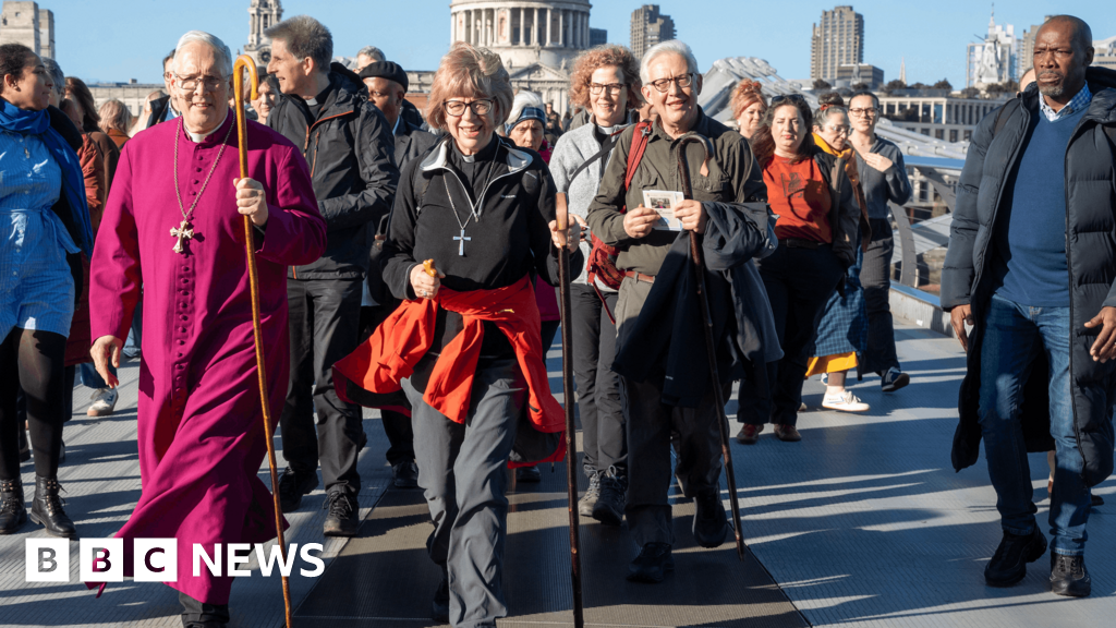 First female archbishop due to finish pilgrimage walk in Canterbury