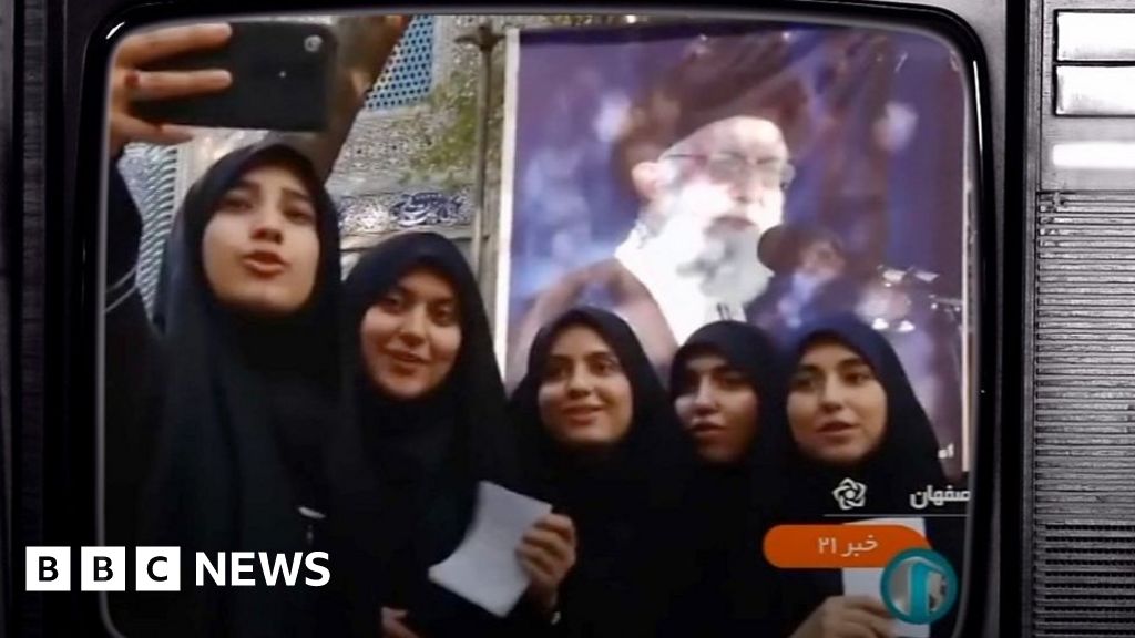 How Iran state TV tries to control story of protests