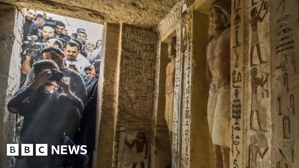 Egypt Tomb Saqqara One Of A Kind Discovery Revealed Bbc News