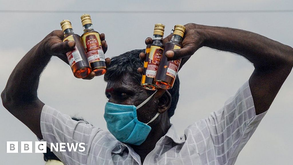Dark Truth Behind Indias Post Lockdown Liquor Lines Bbc News