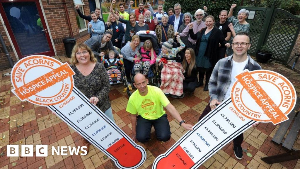 Hope for Acorns Children's Hospice in Walsall after fundraising
