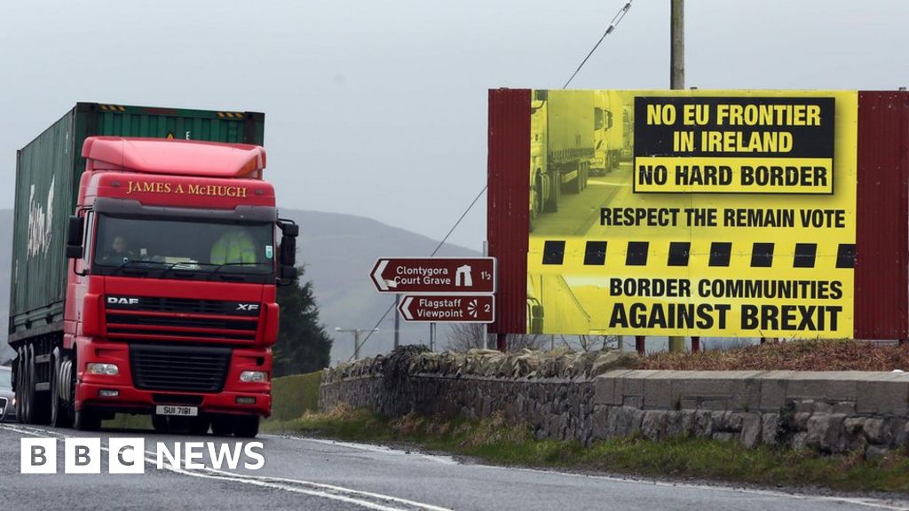 Mays Brexit Irish Border Plan Is Nice Words Bbc News 