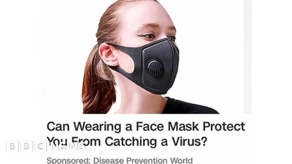 Coronavirus Face mask ads banned for 'misleading' claims BBC News