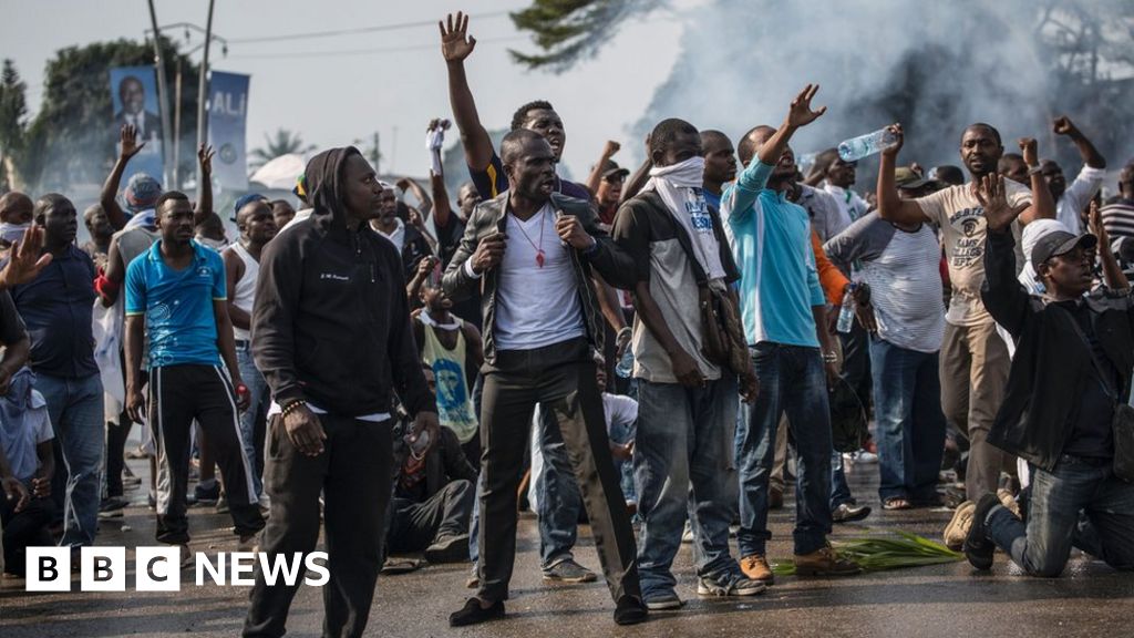 Gabon violence: Two killed amid protests over re-election of Ali Bongo ...