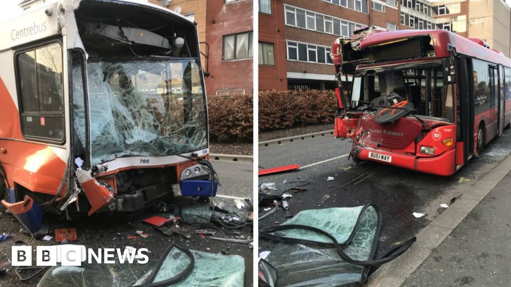 Luton bus crash Two drivers remain in hospital after buses crash