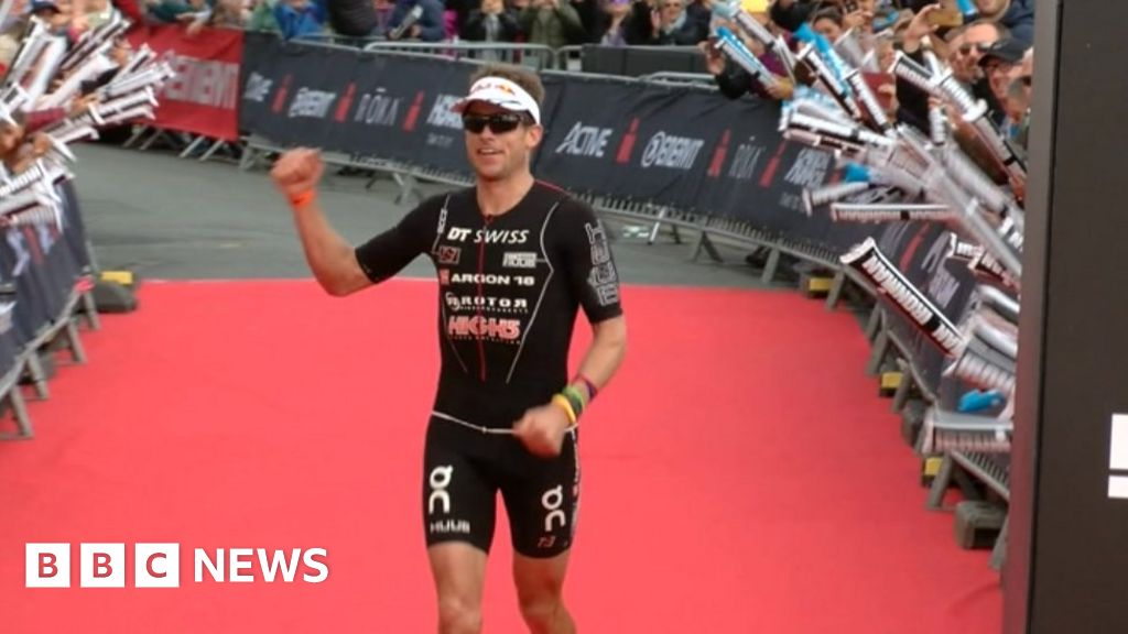 Ironman Wales Trautman & Gossage win Tenby title again BBC News