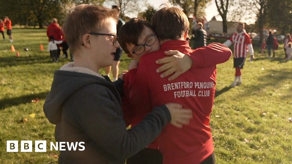 Brentford Penguins FC: Club for players with Down's syndrome marks six ...