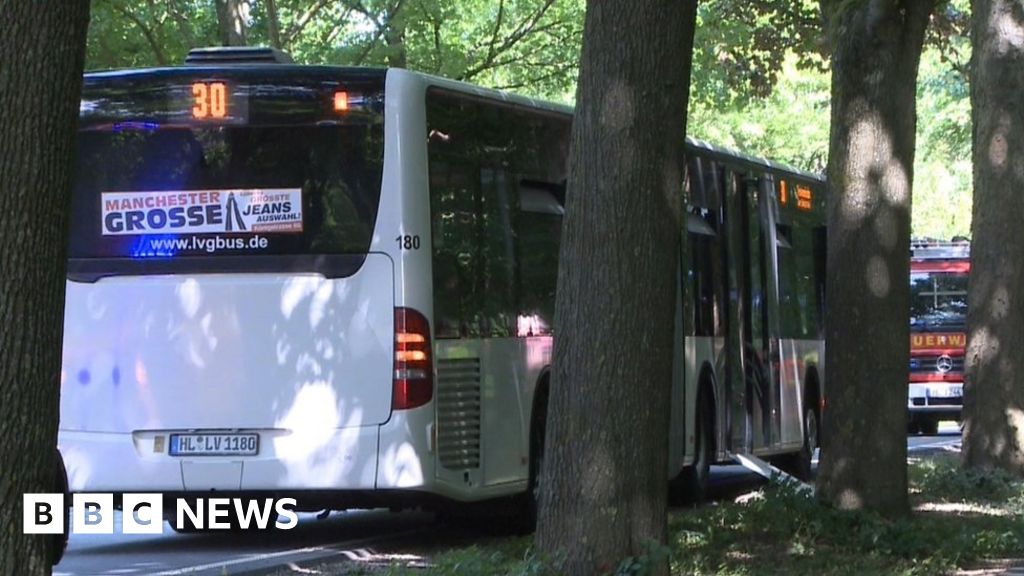 Several hurt in German bus knife attack
