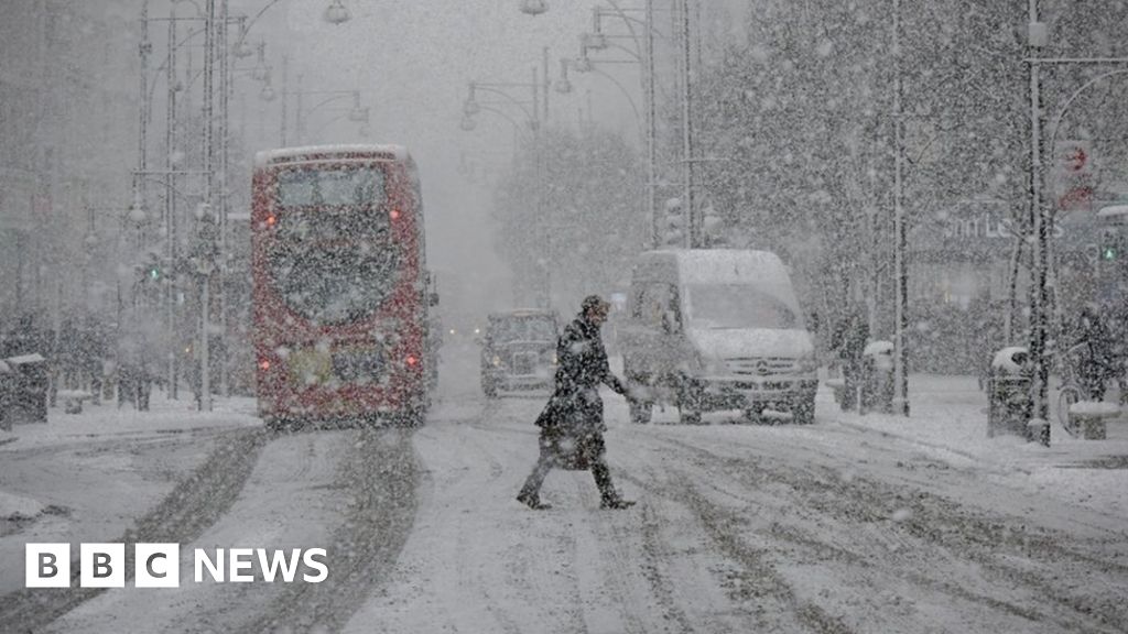 How London battled the 'Beast from the East' BBC News