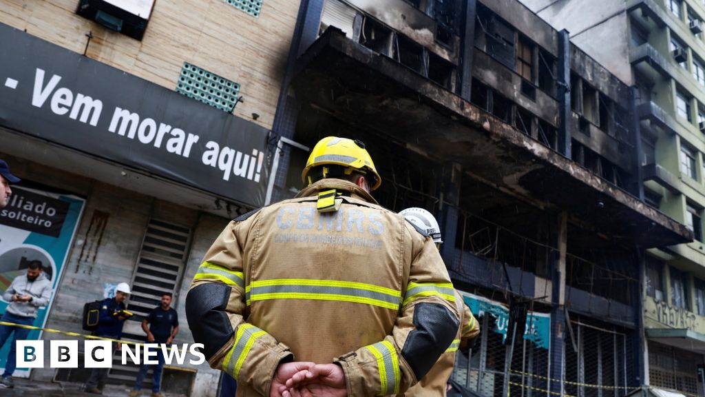 Fire guts homeless shelter in Brazil killing 10