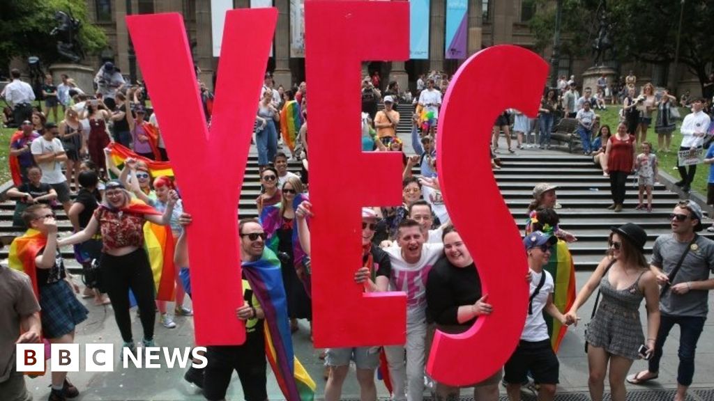 australia-gay-vote-the-moment-the-country-said-yes-bbc-news
