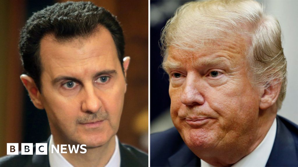 Donald Trump Denies Discussing Assassination Of Syria S Assad BBC News    103307711 Trumpassad 