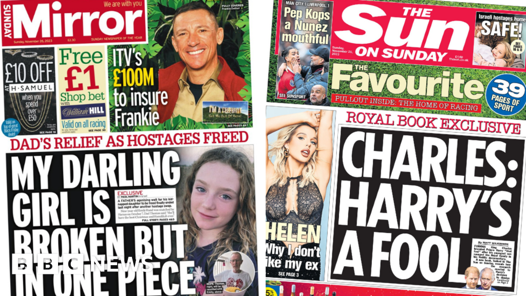 Newspaper headlines: Dettori's '£100m insurance' and 'Harry's a fool'