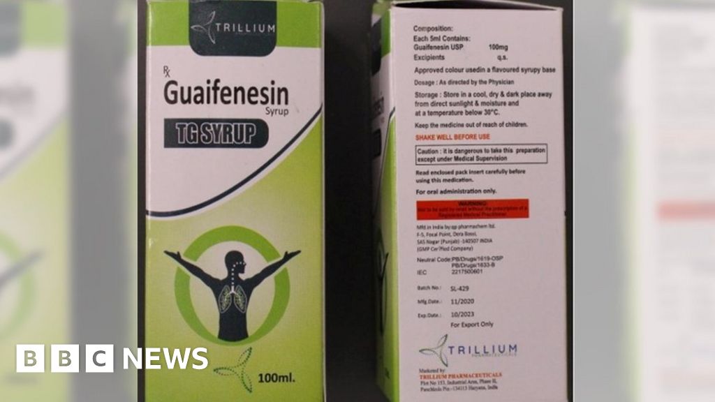 Guaifenesin: WHO issues alert over another India-made cough syrup