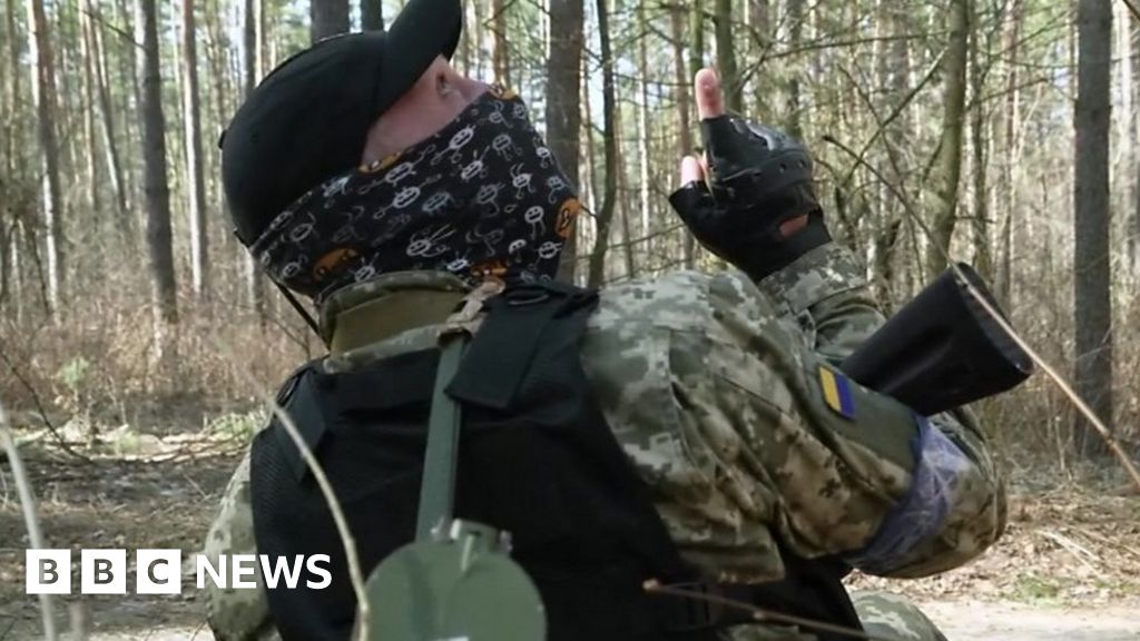 Soldiers on patrol outside Kyiv confront Russian drone threat