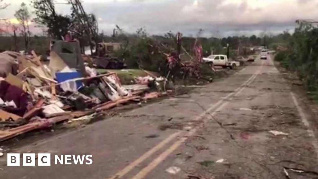 Over 20 people dead as tornado hits Alabama BBC News