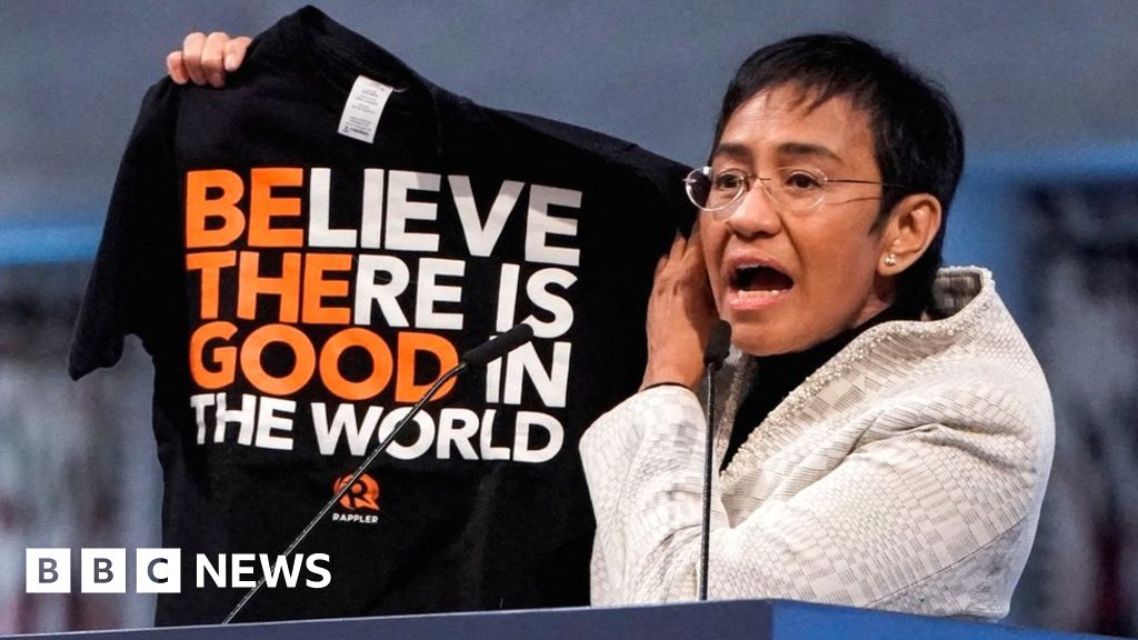 Nobel Peace Prize: Maria Ressa attacks social media 'toxic sludge'