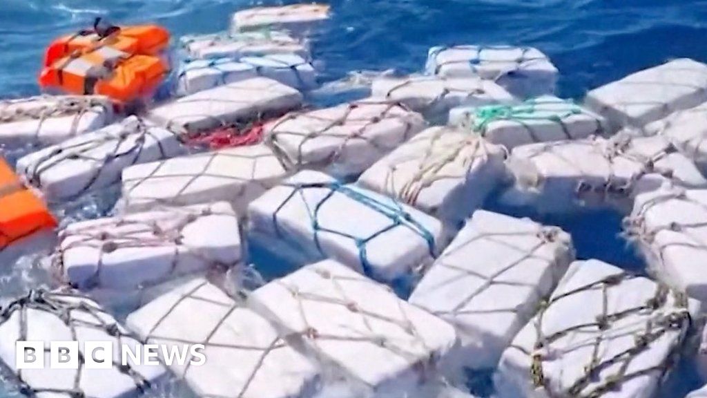 Italian police find cocaine packages floating in the sea off Sicily