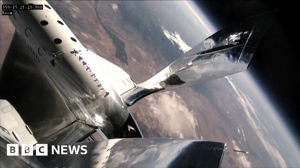 On board Virgin Galactic's tourist journey to space