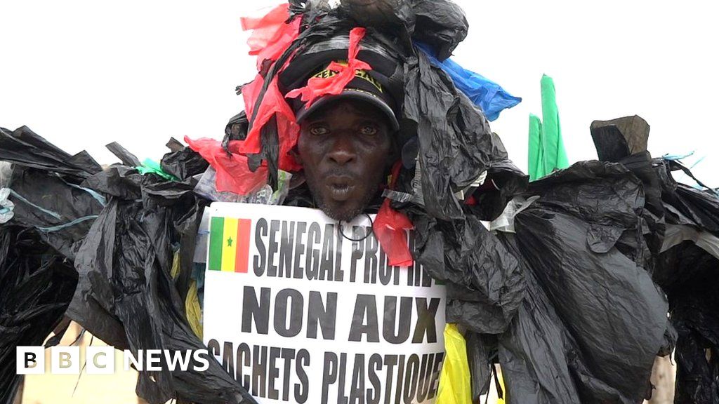 Senegal's plastic recycling 'monster' campaigns for a cleaner country