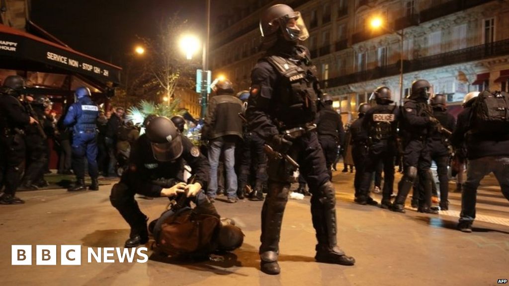 France Labour Law Protests Flare In Paris Bbc News