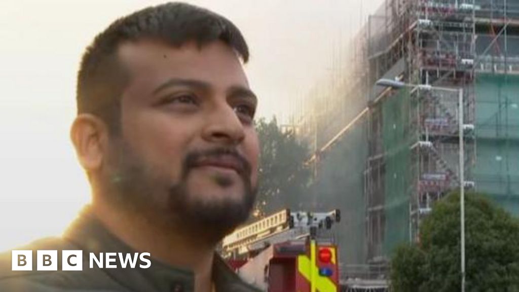 'We somehow got out' of London tower inferno