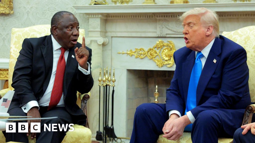 Trump-Ramaphosa meeting: US president confronts South African leader with claim of Afrikaners ‘persecuted’