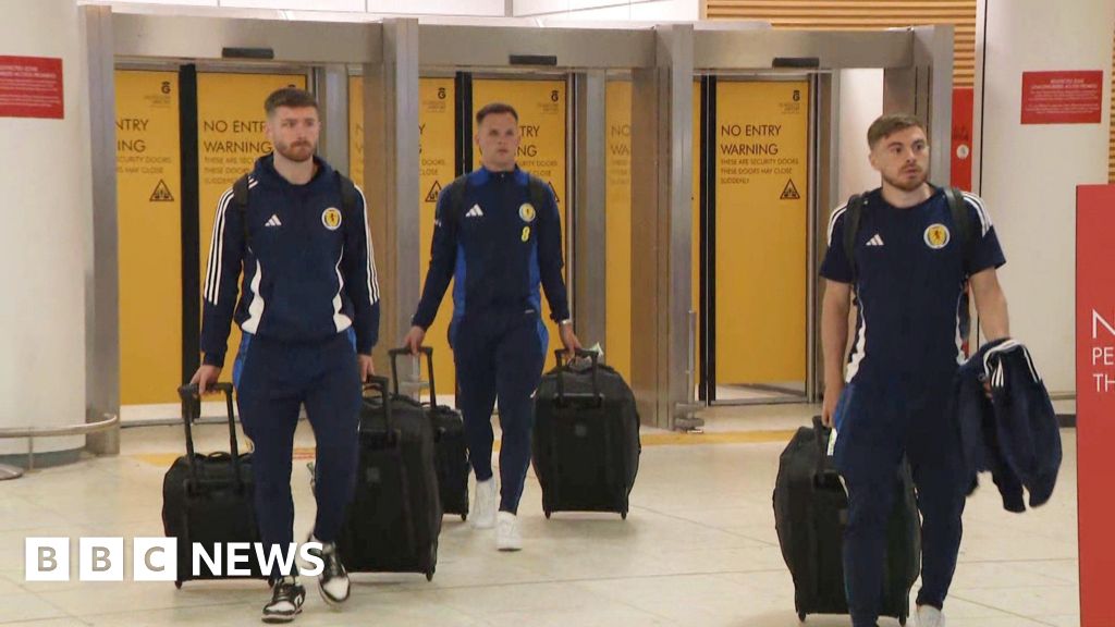 Scotland team arrives home after dispiriting Euros exit