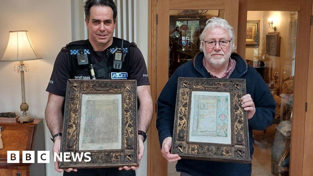 Napoleonic plaques returned to Hampshire after TV show Lovejoy clue