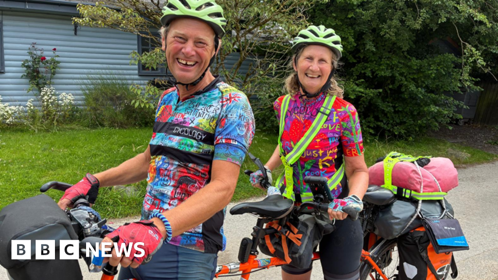 Empty nesters take on 1,900-mile tandem ride from Somerset to Lisbon