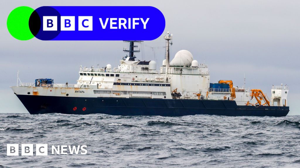 Russian Spy Ship Enters Uk Waters And Shines Lasers At Raf Plane Bbc News