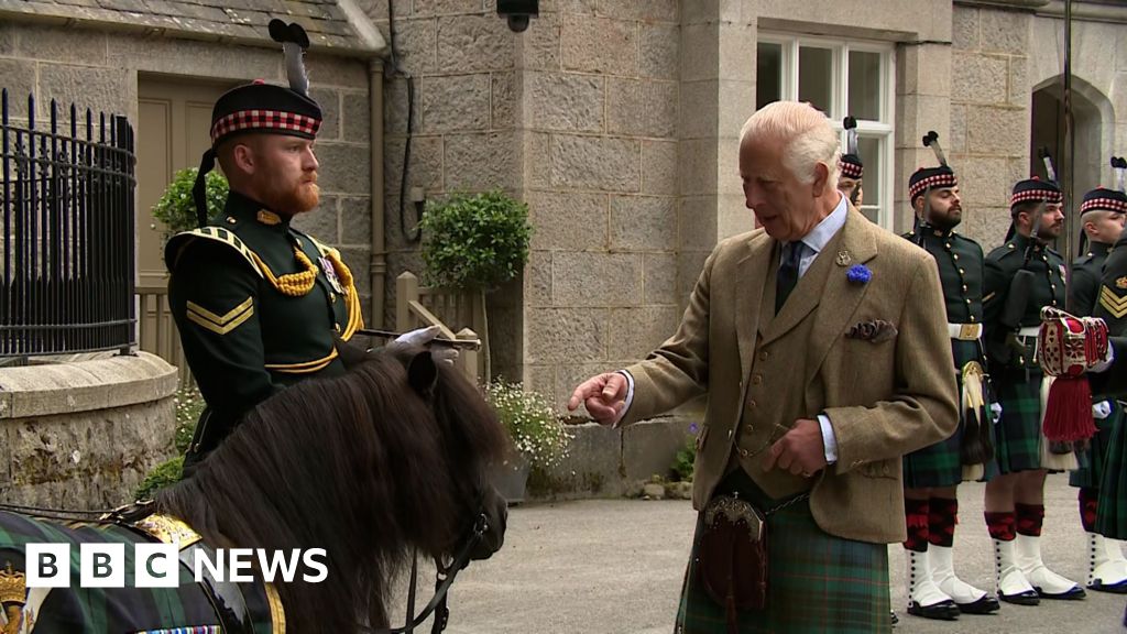 King officially welcomed to Balmoral for start of summer holiday
