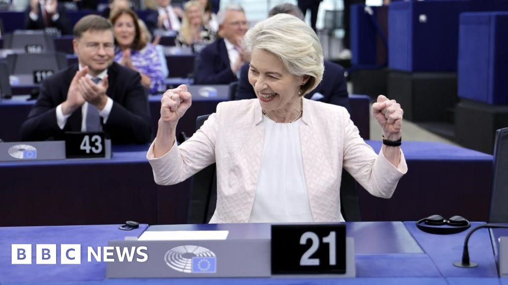 Ursula von der Leyen secures five more years top EU job