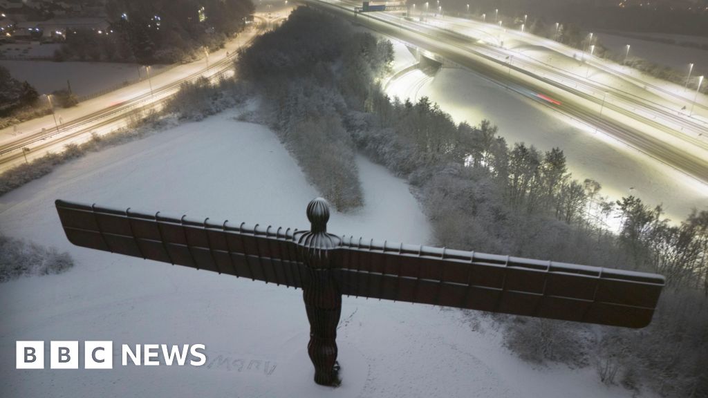 Snow and ice causes disruption across North East and Cumbria