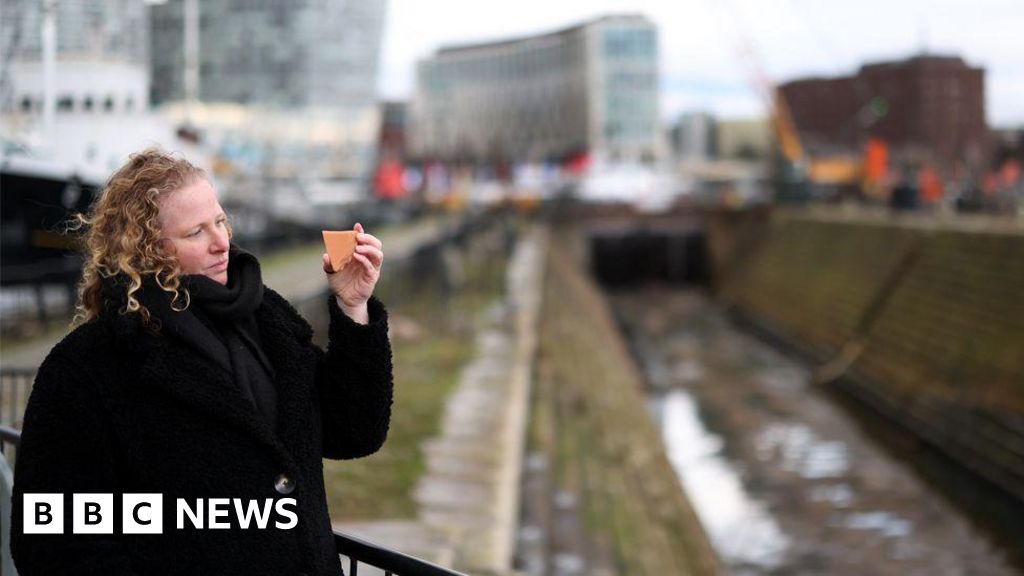 Transatlantic slave trade-linked pottery found at Liverpool docks