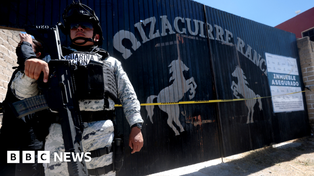 Ovens and bone fragments - BBC visits Mexican cartel extermination site