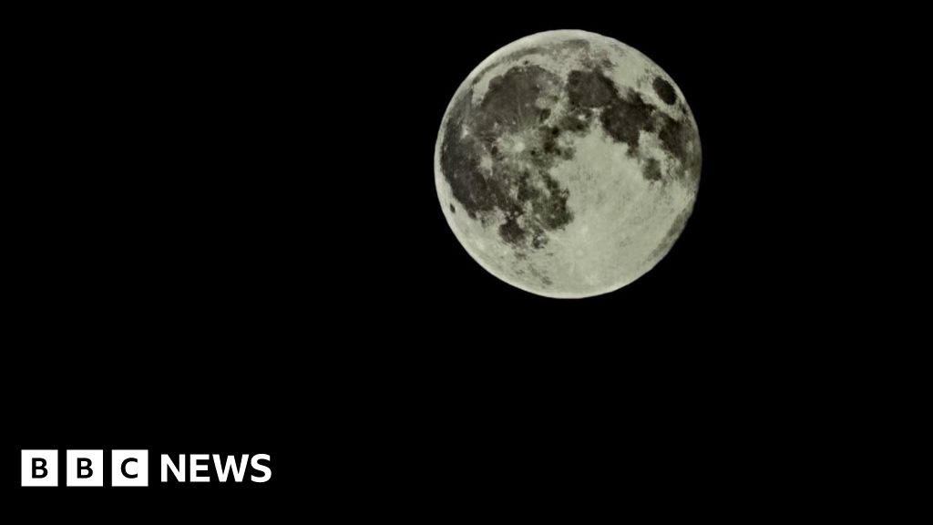 Supermoon over Jersey