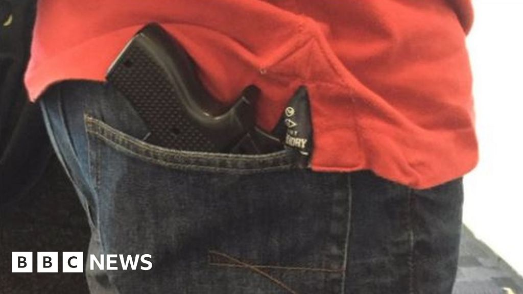 Man at Stansted Airport had gun-shaped phone case