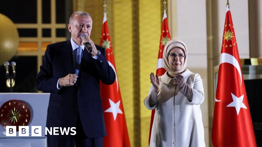 Erdogan hails election victory but Turkey left divided