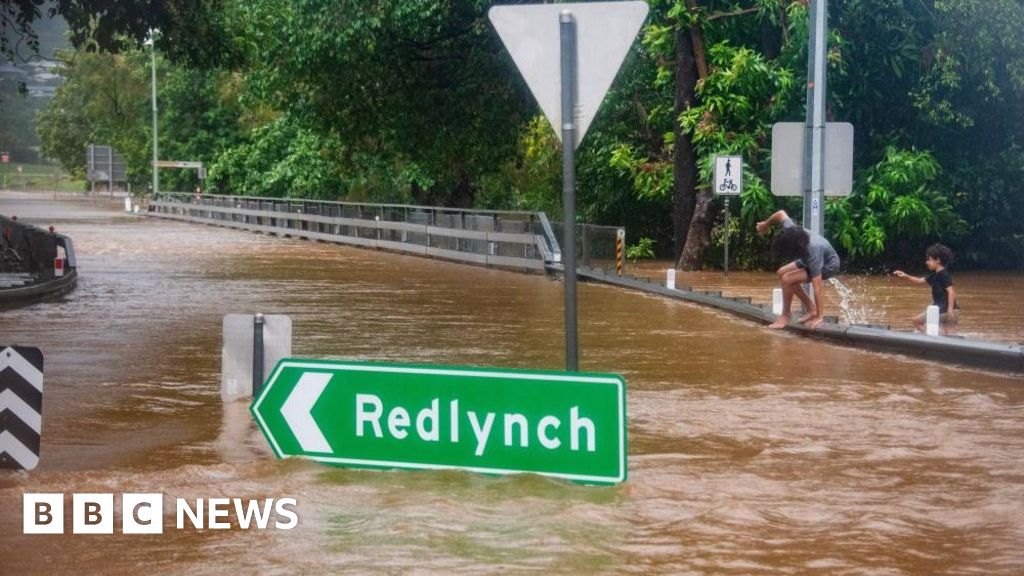 Queensland sees flooding after near-record rainfall – BBC.com