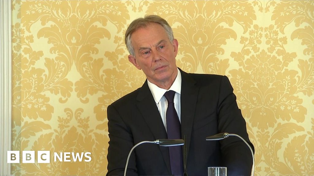 Tony Blair stands by war decision but sorry for families - BBC News