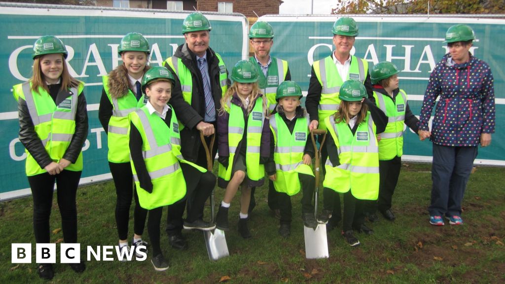 Dumfries school campus works officially launched BBC News