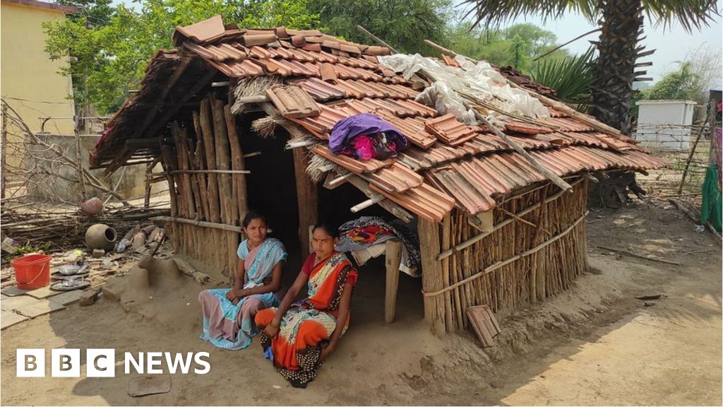Banished for bleeding: Tribal Indian women get better period huts - BBC News