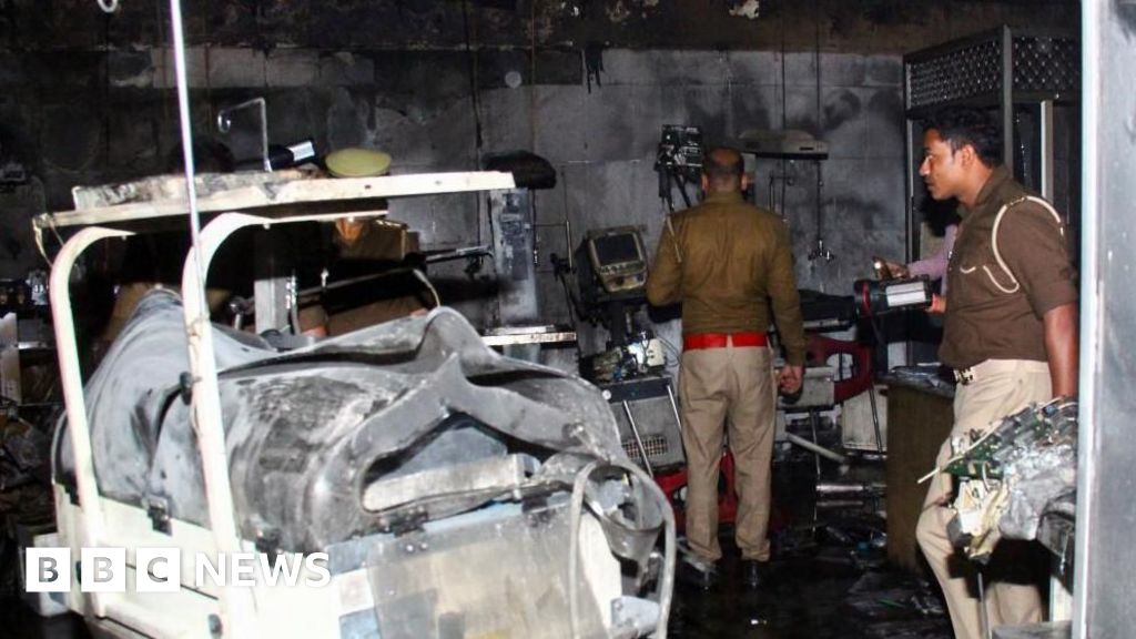 Parents 'grabbed any child they could' save from Indian hospital fire