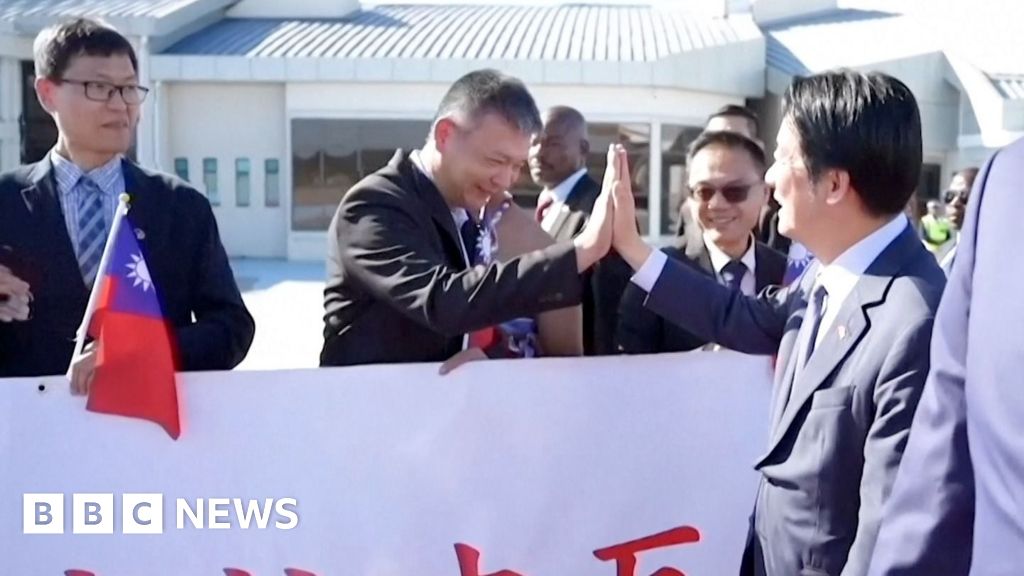 Taiwan president visits Eswatini days after blaming China for cancelled trip