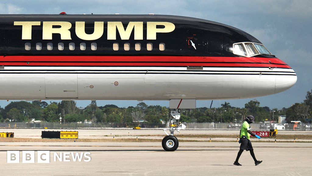 Trump Arraignment Private Plane Agents Protests Expected On Journey