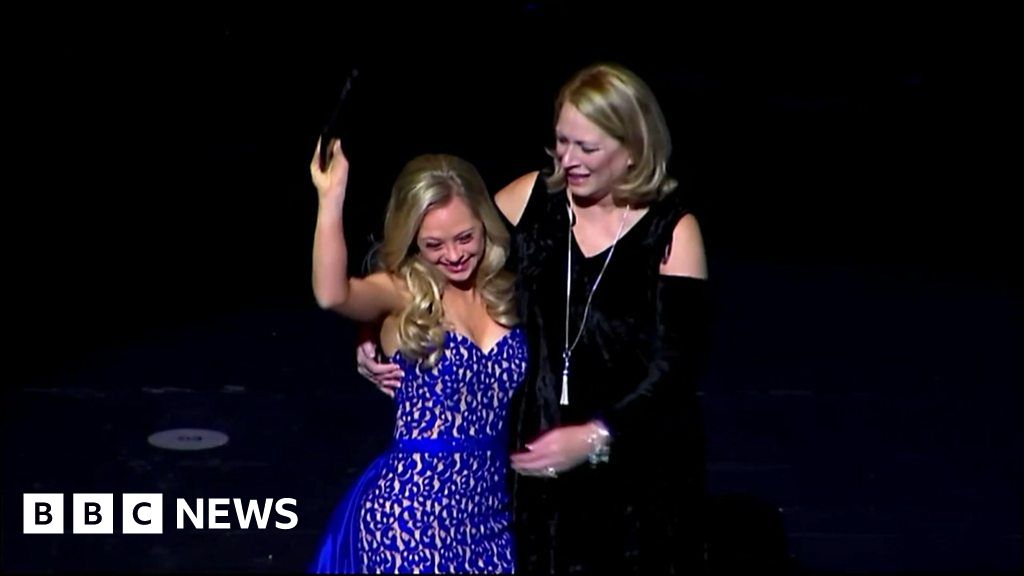 Woman with Down's syndrome makes history at US beauty pageant