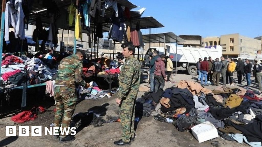 Suicide Bombers Target Busy Baghdad Clothes Market Bbc News 