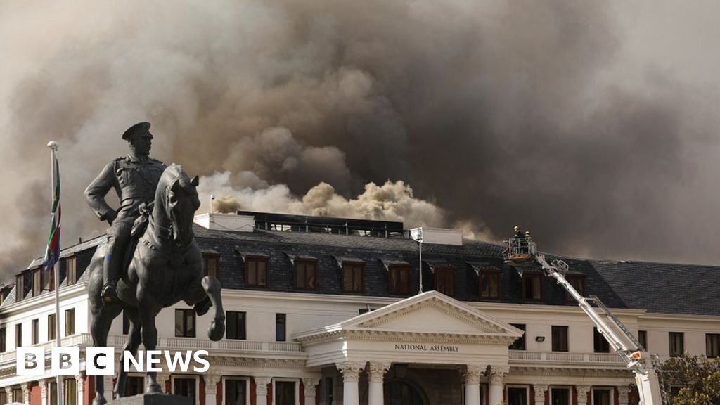 South Africa's parliament fire: How it offers a break from the past